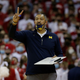 Michigan Wolverines Head Coach Juwan Howard calls out a play during the second half of the game against the Wisconsin Badgers at Kohl Center on February 20, 2022, in Madison, Wisconsin.